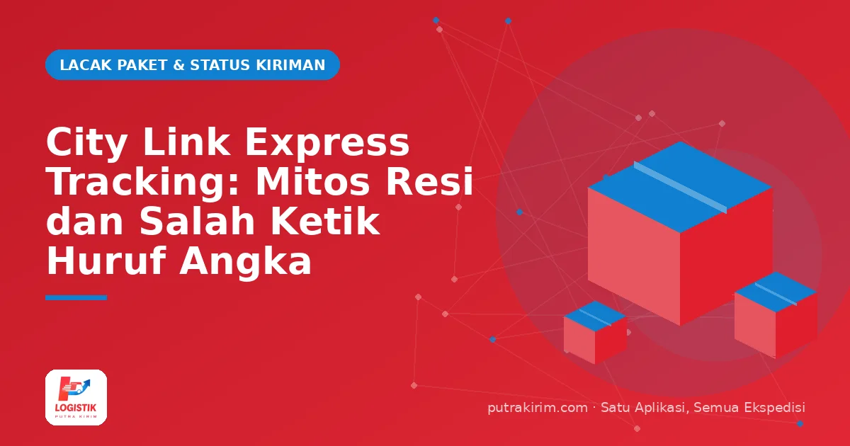 City Link Express Tracking: Mitos Resi dan Salah Ketik Huruf Angka