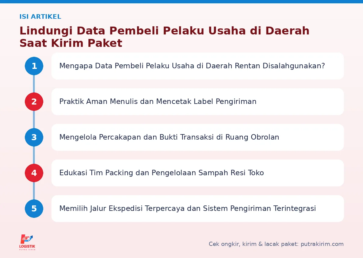 Peta isi artikel Data pembeli pelaku usaha di daerah - Putra Kirim