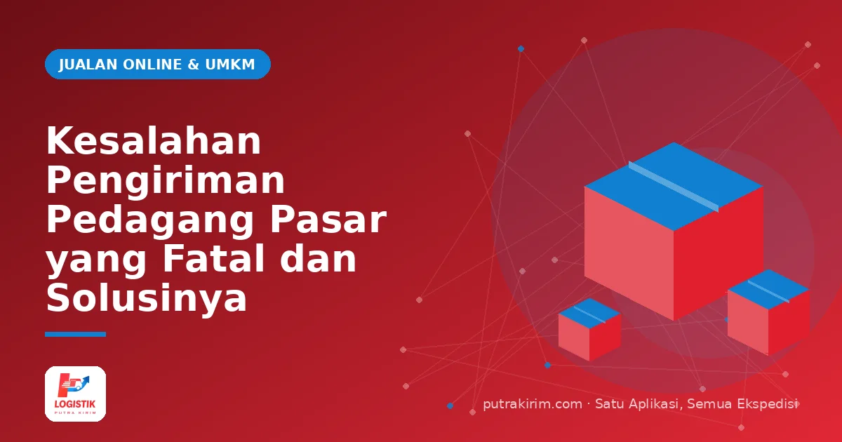 Kesalahan Pengiriman Pedagang Pasar yang Fatal dan Solusinya