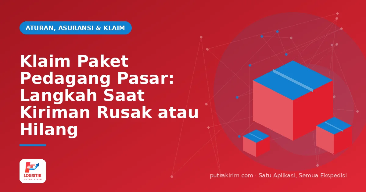 Klaim Paket Pedagang Pasar: Langkah Saat Kiriman Rusak atau Hilang