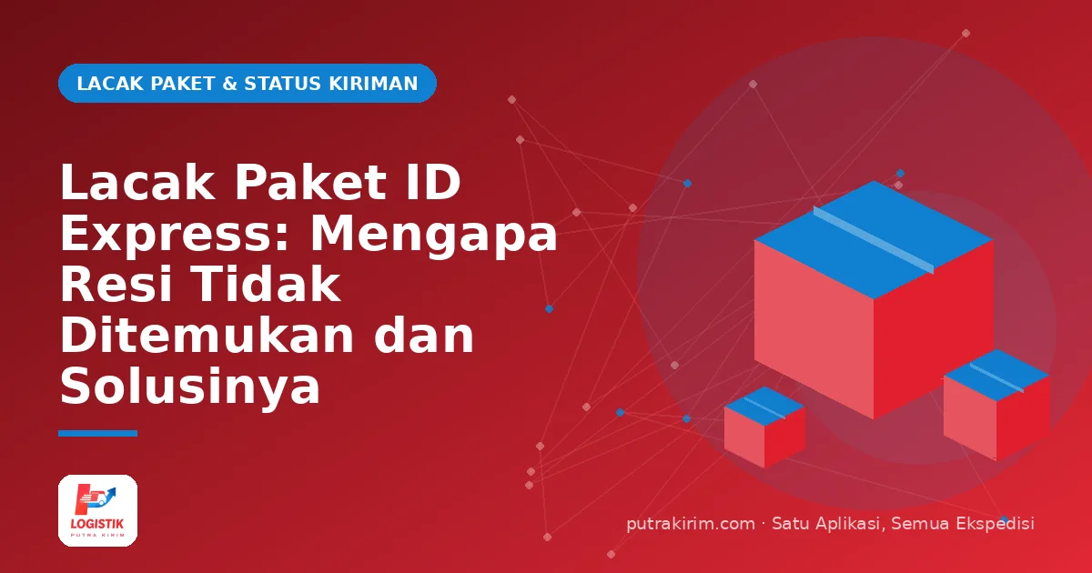 Lacak Paket ID Express: Mengapa Resi Tidak Ditemukan dan Solusinya