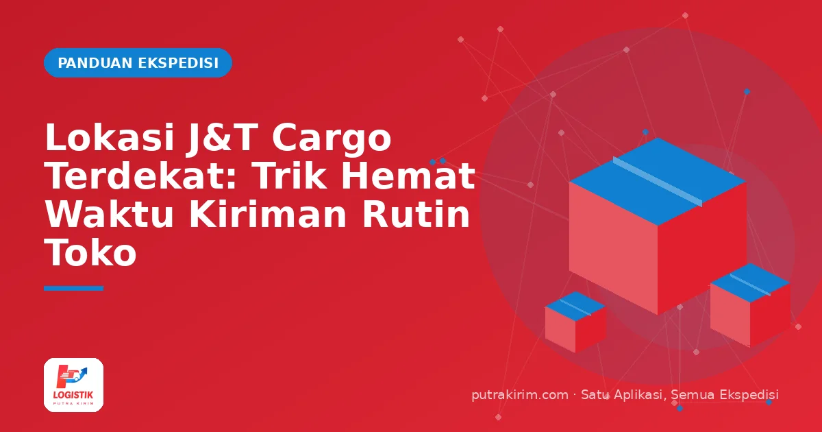 Lokasi J&T Cargo Terdekat: Trik Hemat Waktu Kiriman Rutin Toko